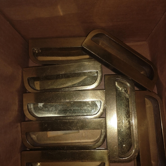 Brass Recessed Drawer Handles - Picture 6 of 8